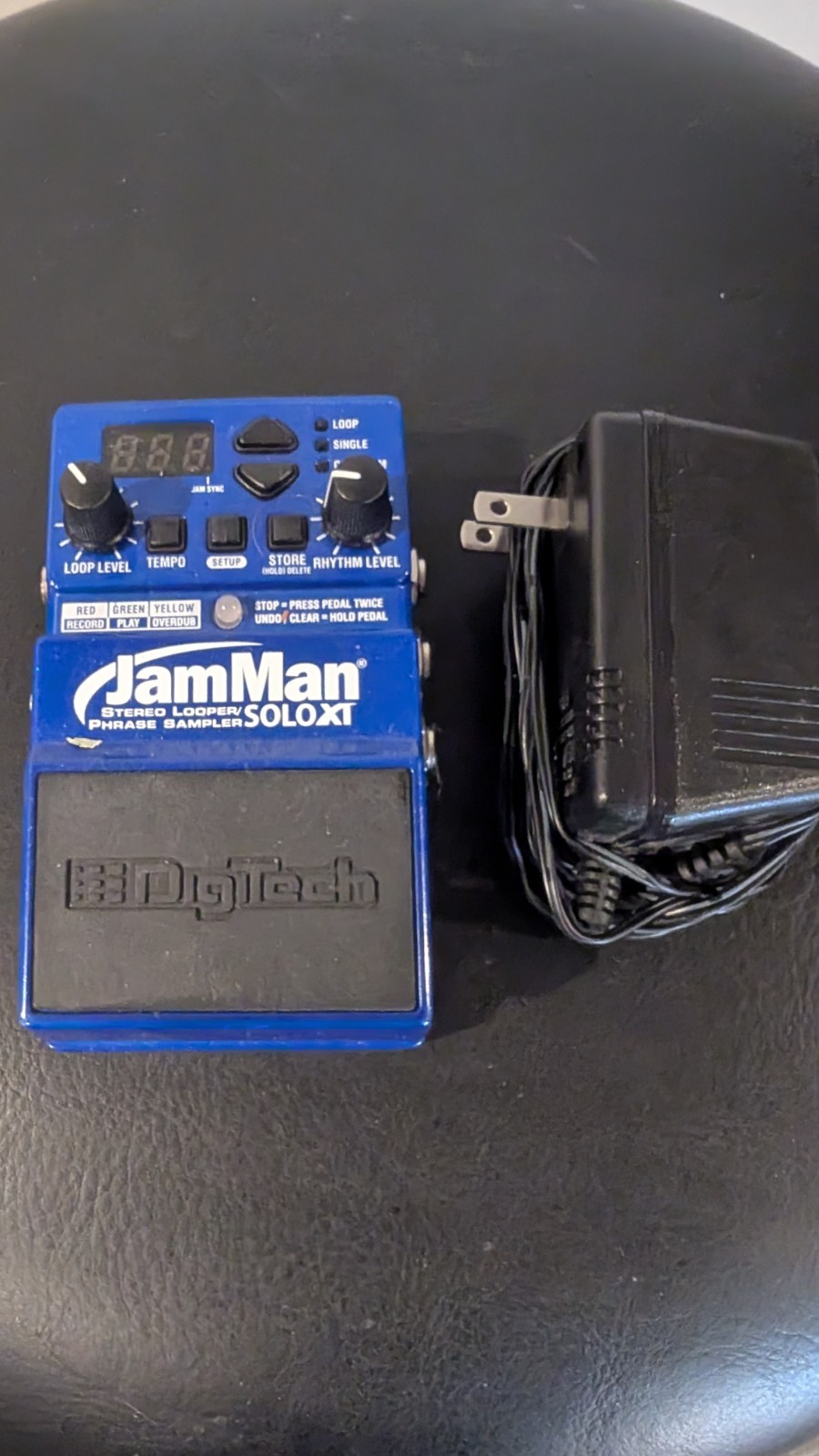 Digitech JamMan Solo XT Looper Guitar Effect Pedal With AC Adapter