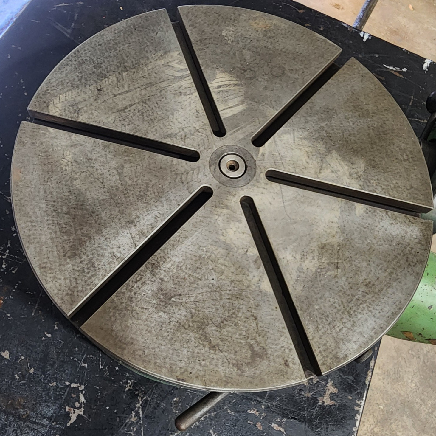ABA ABAWERK 15.5" 40CM Precision Rotary Table with Optical sight