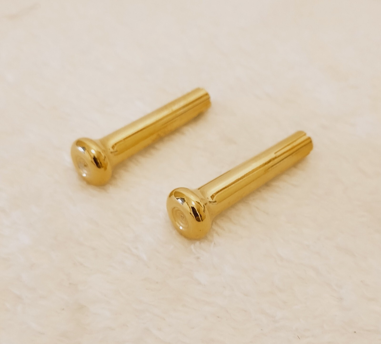 1 Pair 24k Gold Plated Door Lock Knobs 1971-1988 Chevrolet Buick Pontiac Olds