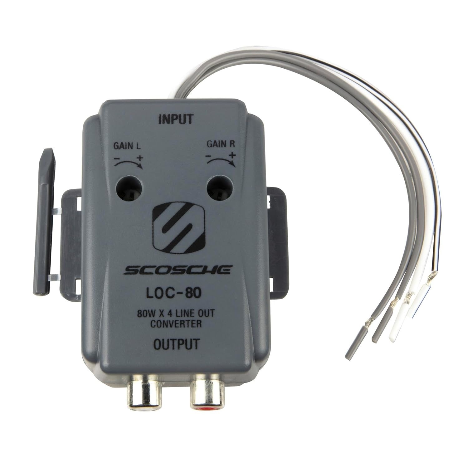 2 Channel RCA Converter - Ideal Line Level Converter for Car Amplifiers