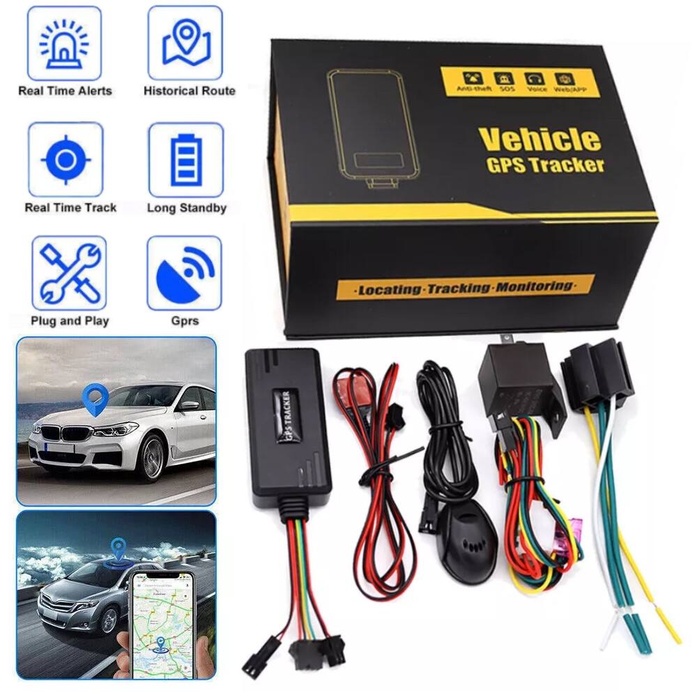 4G Car GPS Tracker Real Time Vehicle Anti-Lost Locator Remote Control Anti Theft