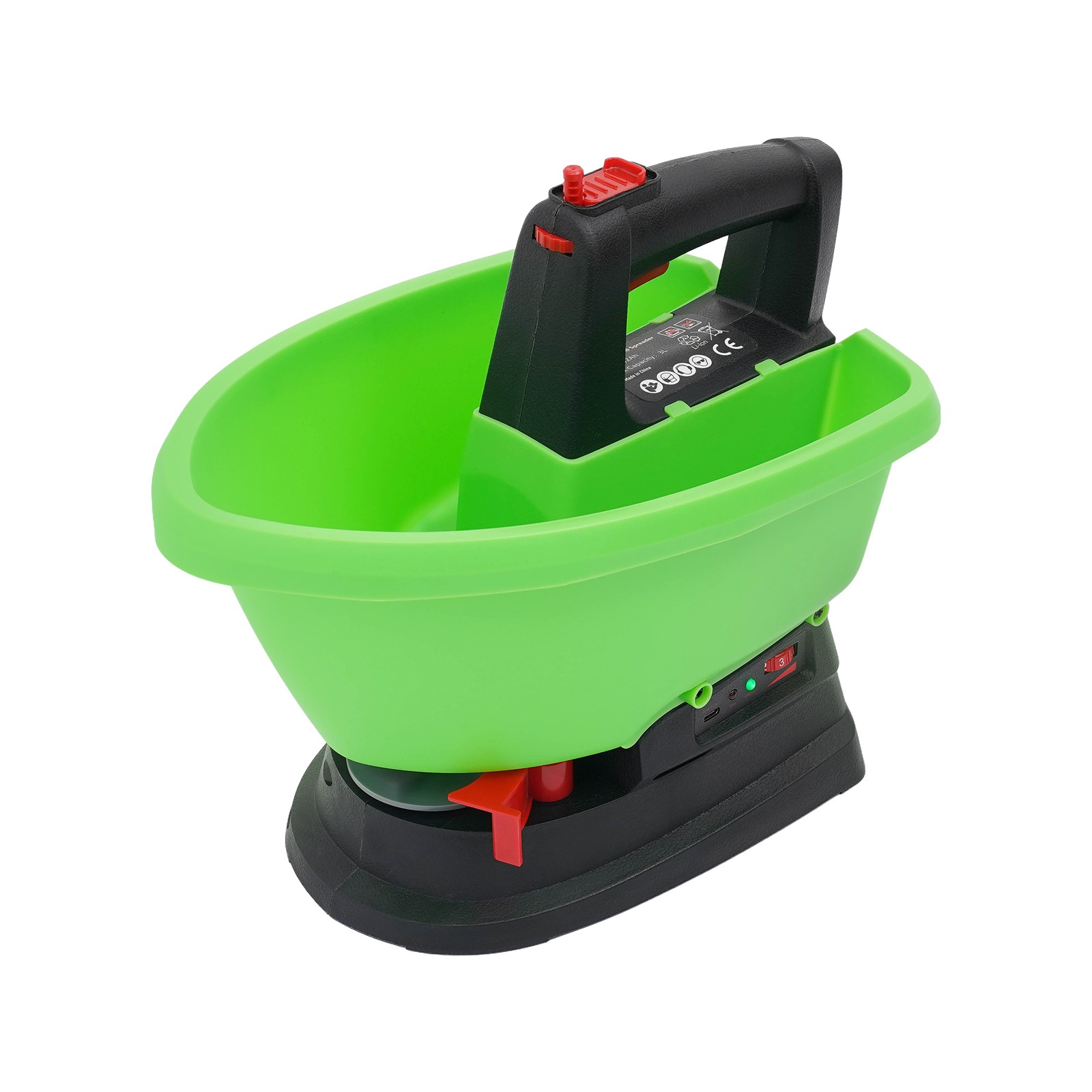 Handheld Power Spreader, Electric Seed Spreader, Electric Fertilizer Spreader