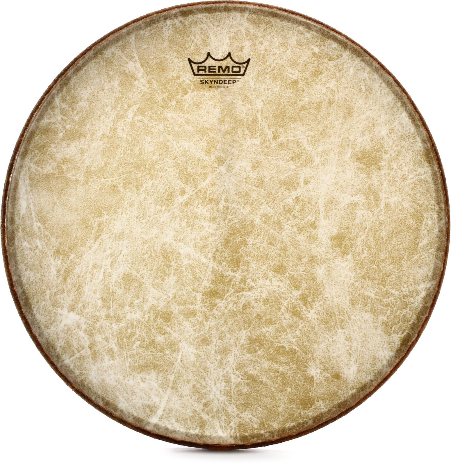 Remo Mondo Skyndeep Djembe Drumhead - 14 inches, Beige (2-pack) Bundle