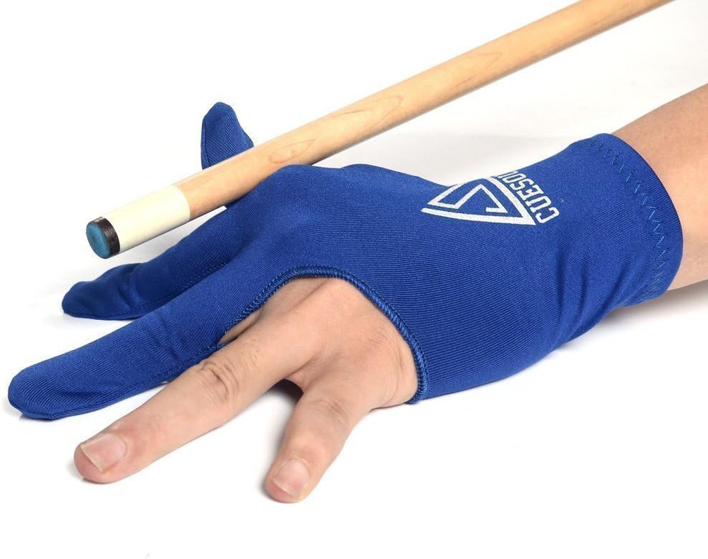 CUESOUL 10Pcs/Set 3 Finger Billiards Gloves Pool Cue Gloves