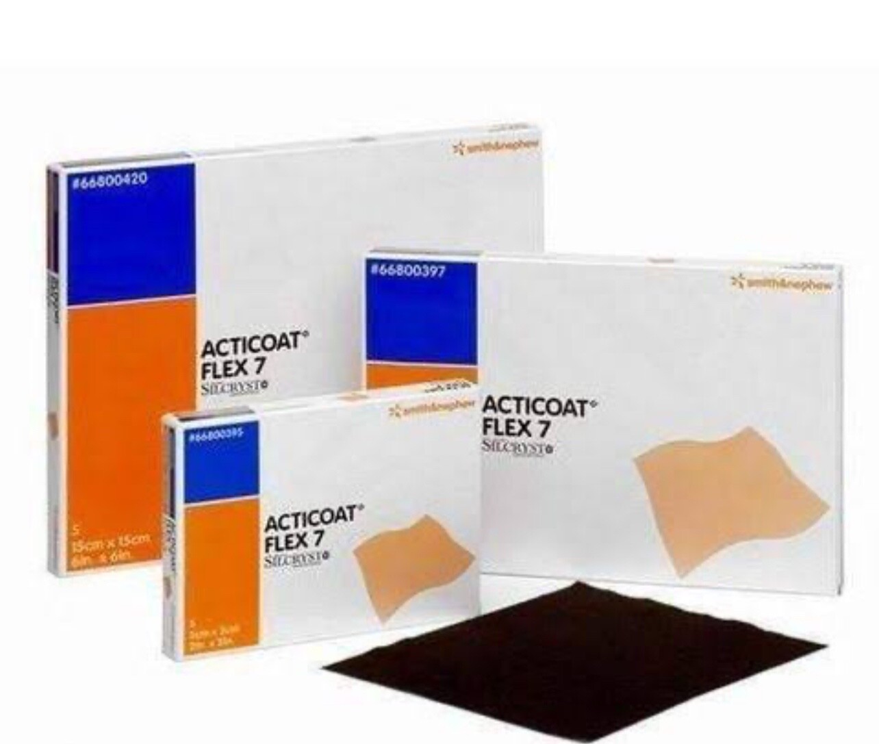 Acticoat Flex Dressing 7 10Cmx12.5Cm (66800397) 1pc New