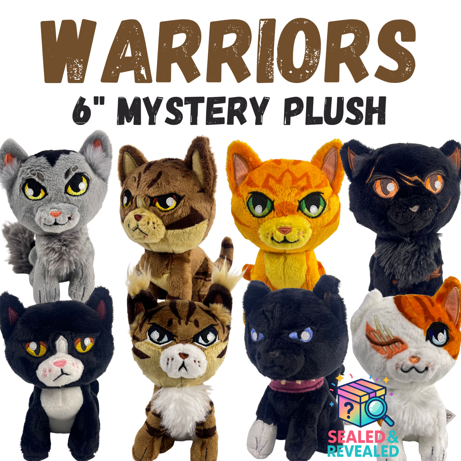 Warrior Cats | 6” Mini Mystery Plush | Guaranteed Character | New In Box | Read!