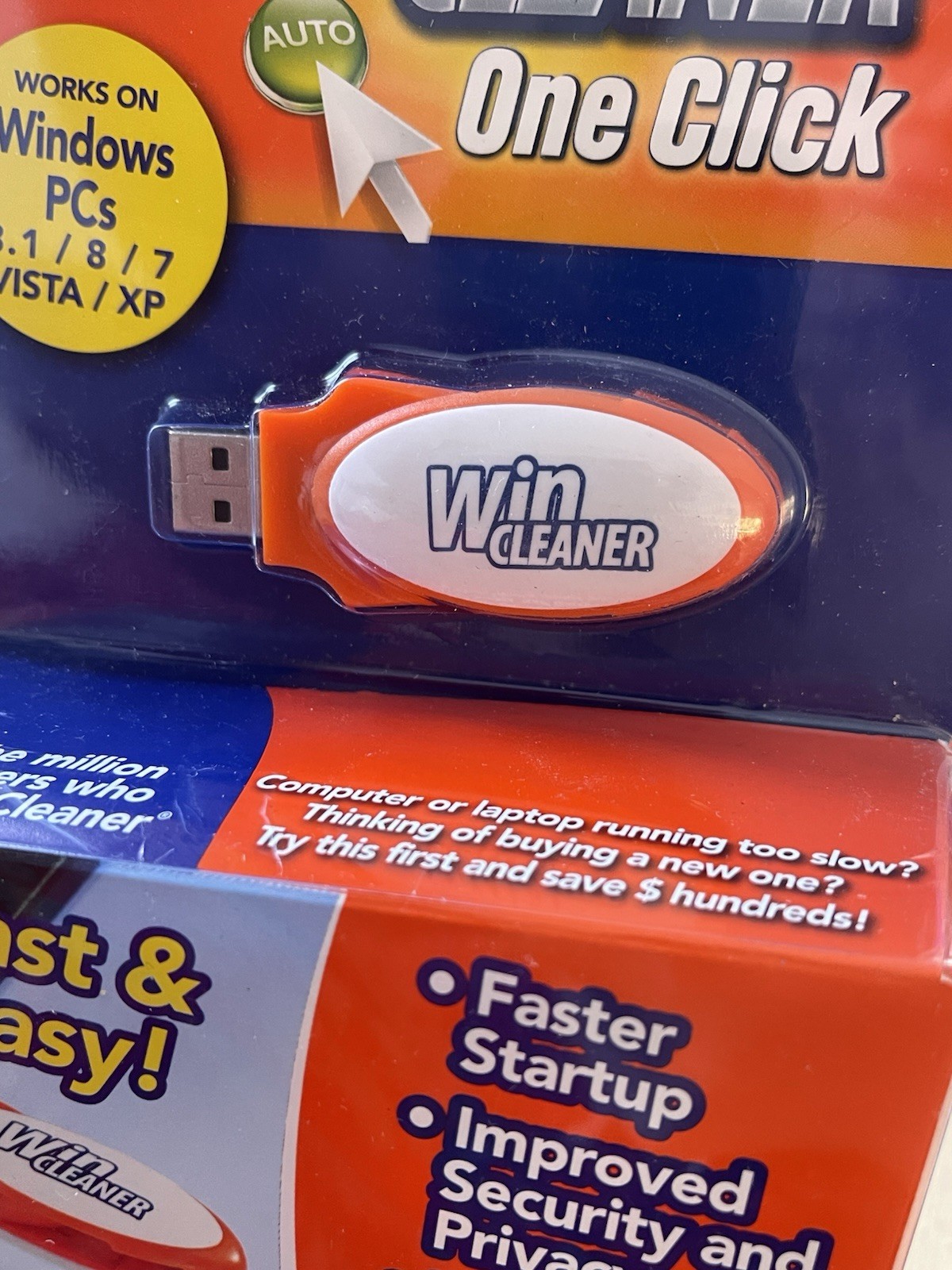 Win Cleaner One Click Professional USB Computer Clean Repair for PC Laptop