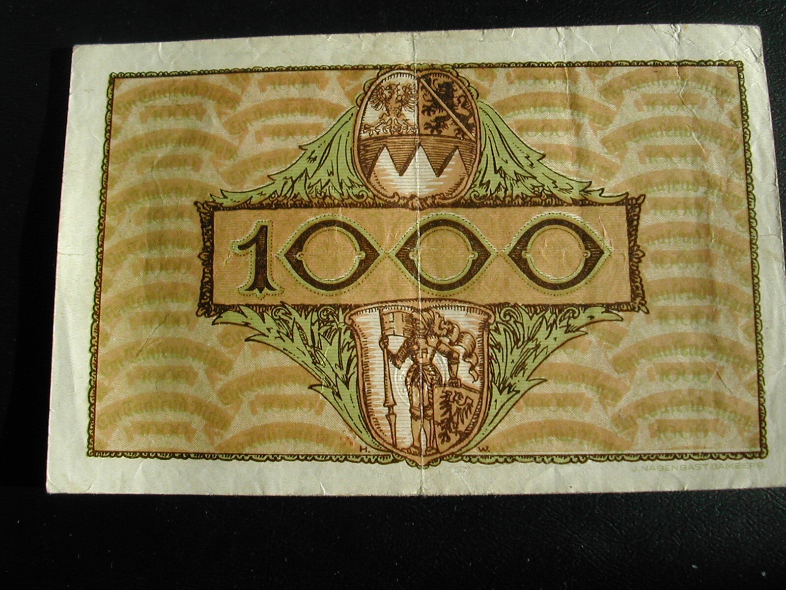 Germany 1000 Mark Banknote 1922