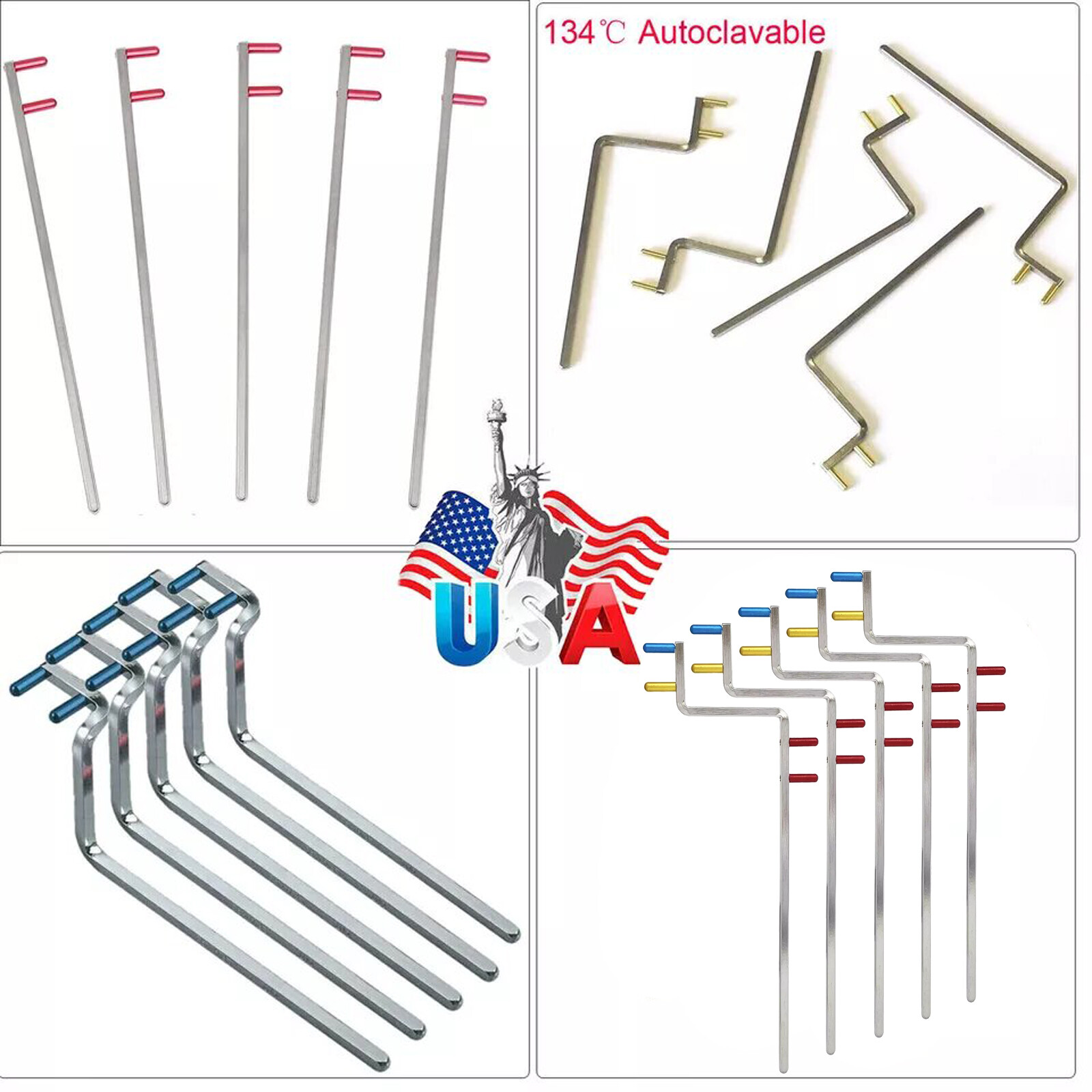 5X Dental XCP Bitewing Anterior Posterior Metal X-Ray Positioning Indicator Arm