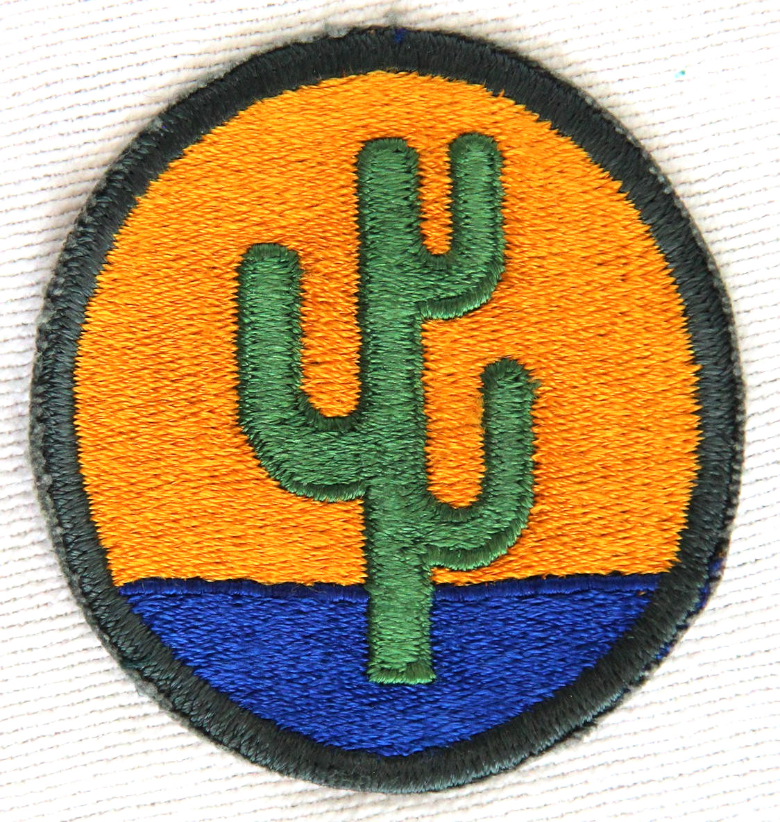 ORIGINAL EARLY CUT EDGE 103RD INFANTRY DIVISION PATCH
