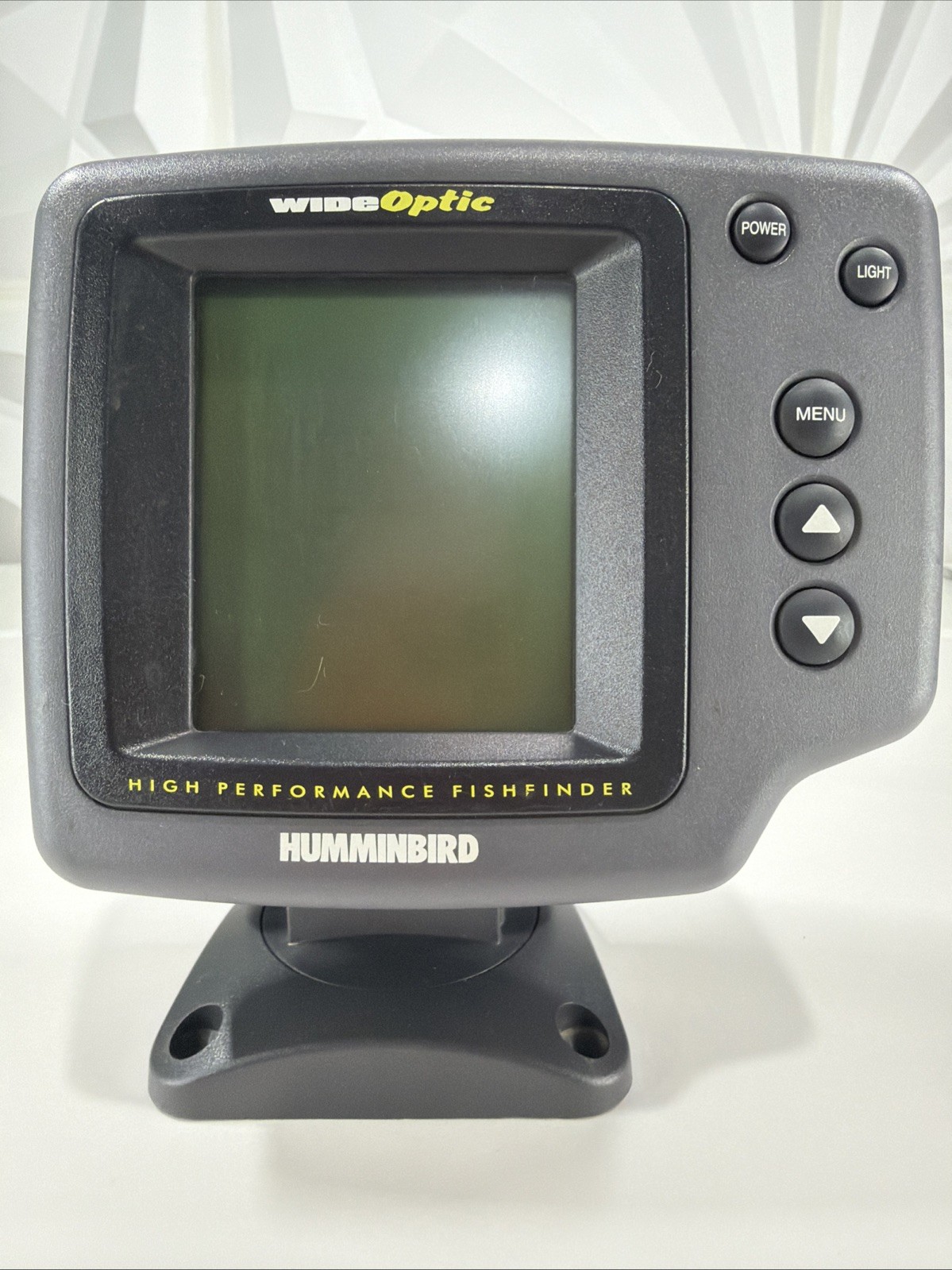 Humminbird Wide Optic Fishfinder Head Unit Black/Yellow Plastic