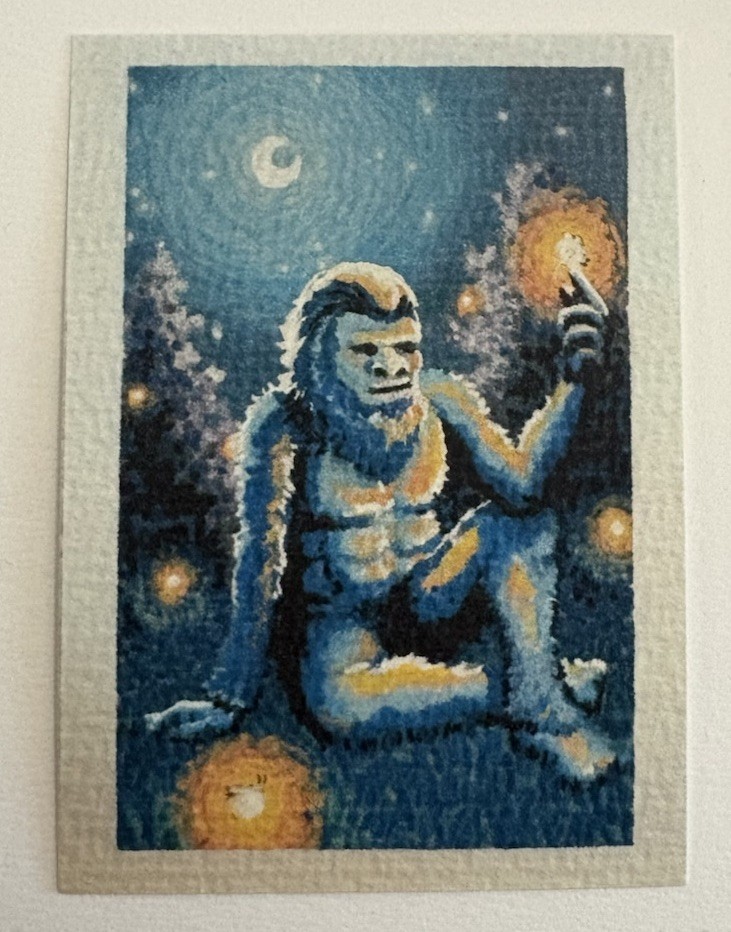 Bigfoot Sasquatch Firefly Reverie ACEO PRINT Dezarea Dunn Cryptid Series #2 Art