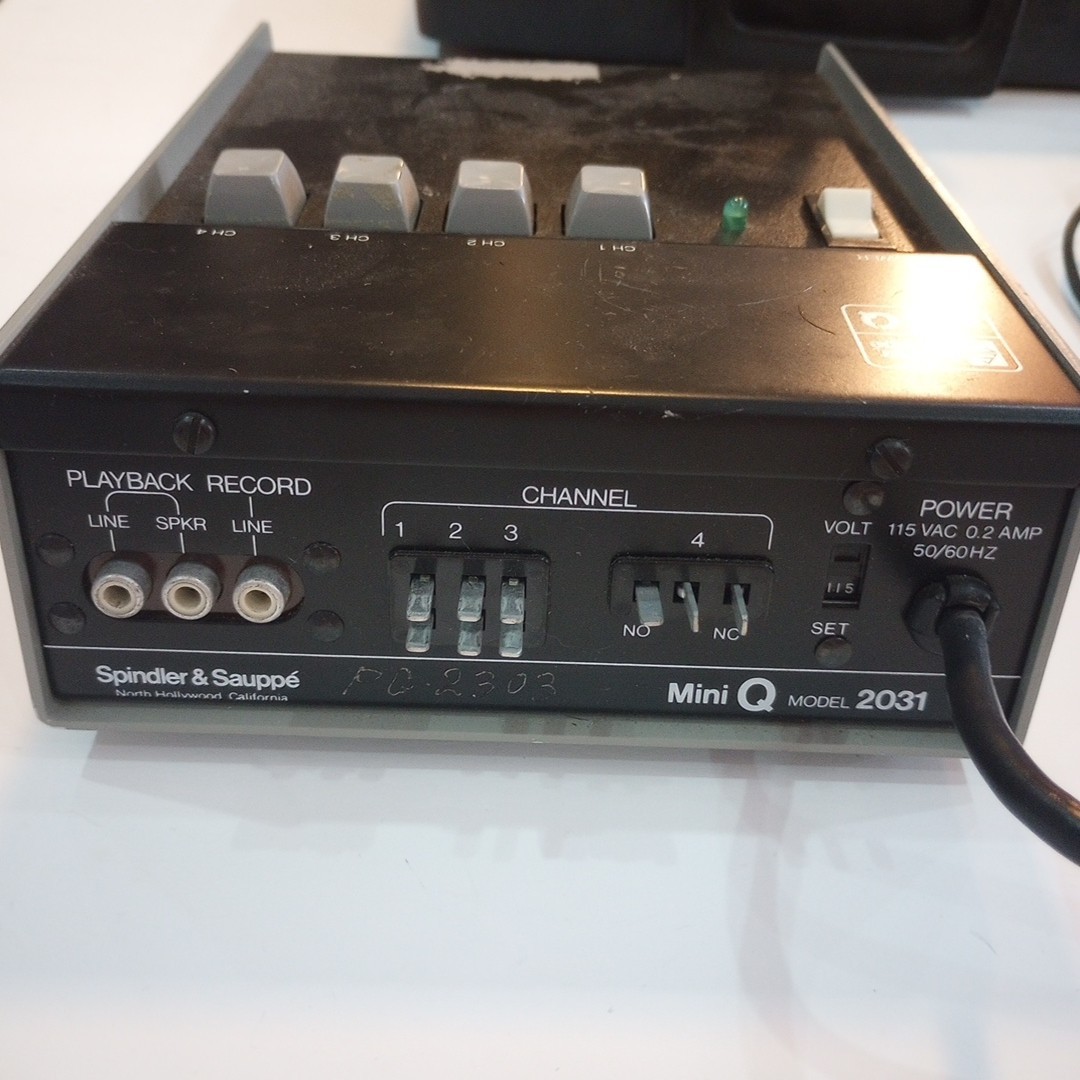 Vintage Spindler & Sauppe Mini Q Model 2031 Control Unit w Case. UNTESTED