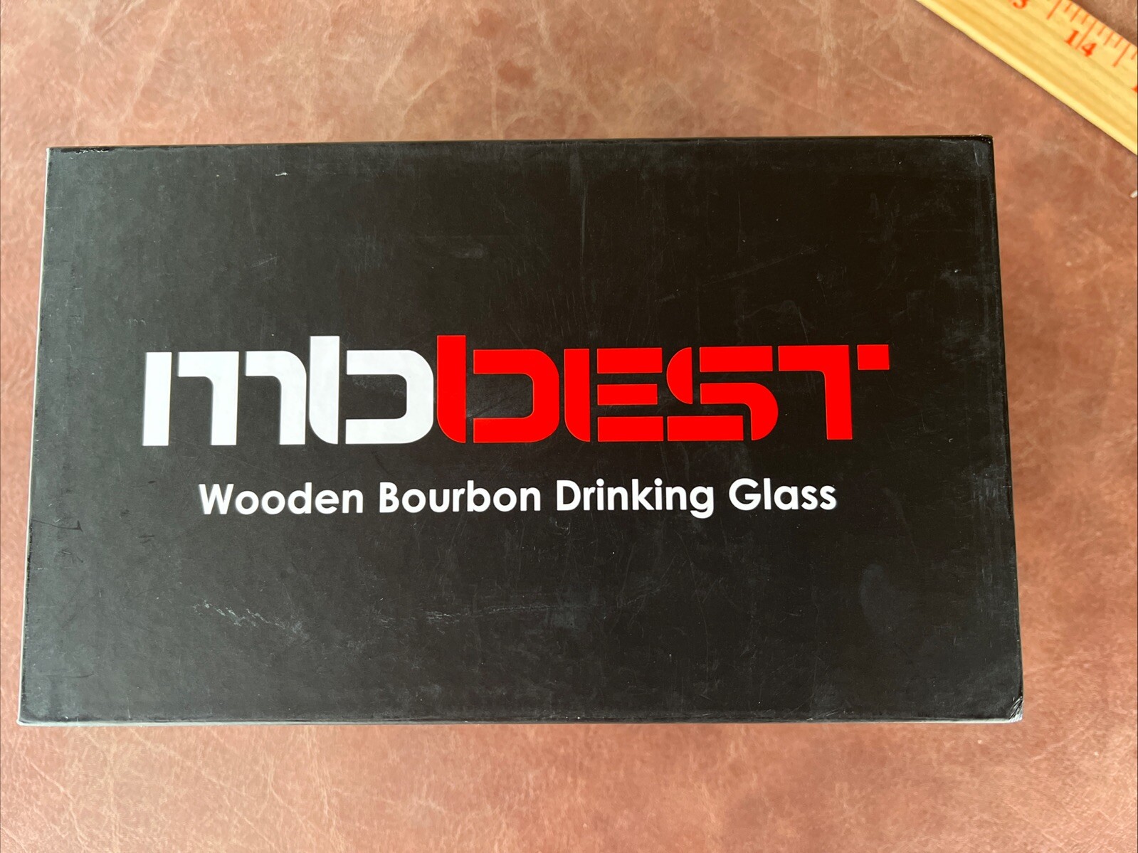 MB Best Wooden Bourbon Drinking Glass Set 2