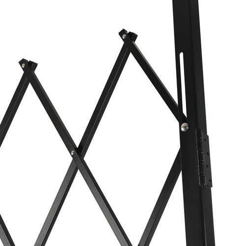 Folding Security Gate 7.2ft x 6.5ft Wall Mount Single Folding Door Scissor Gate