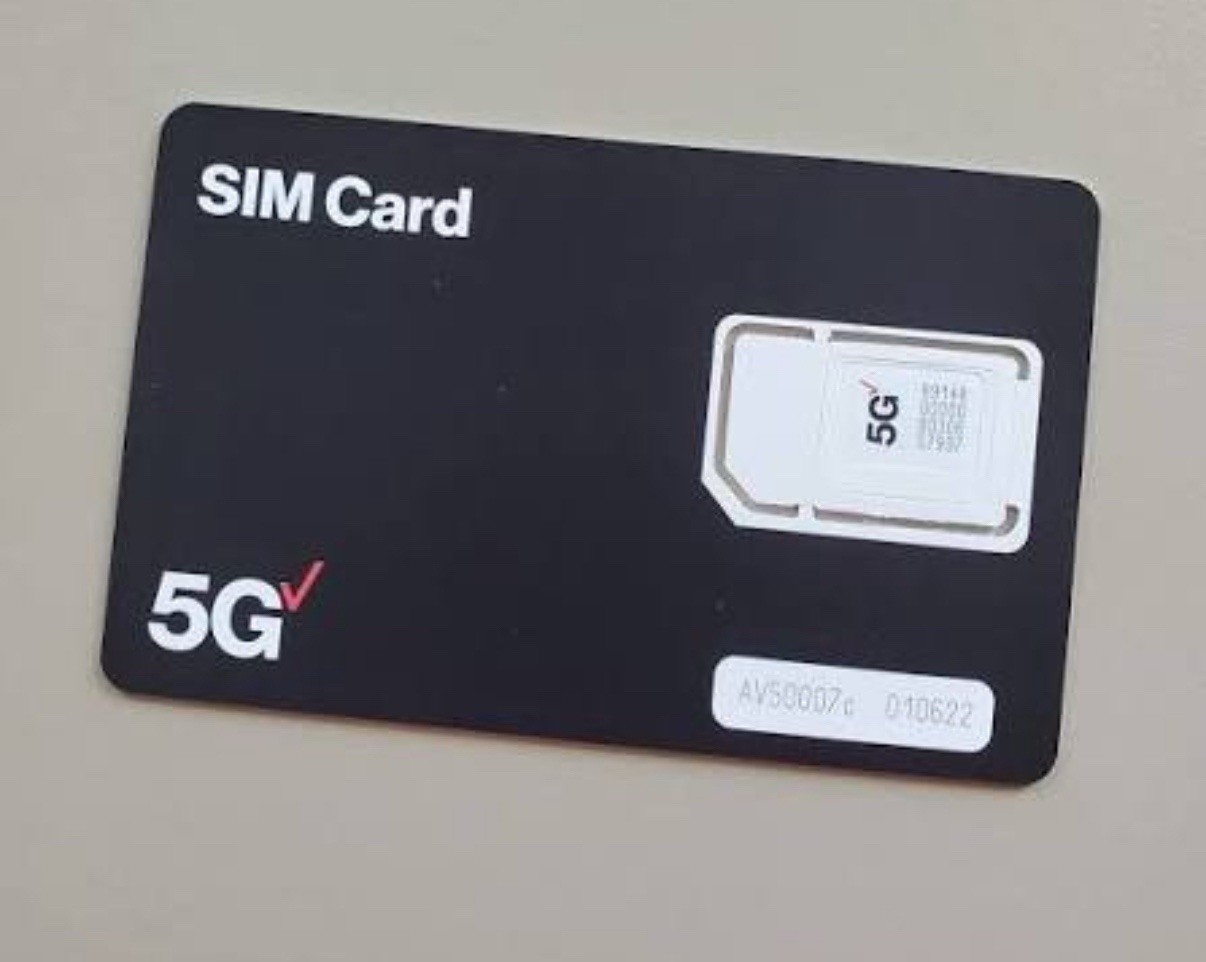 Lot of 100 NEW Verizon 4/5G LTE Sim Cards 3 IN 1 TRIPLE CUT