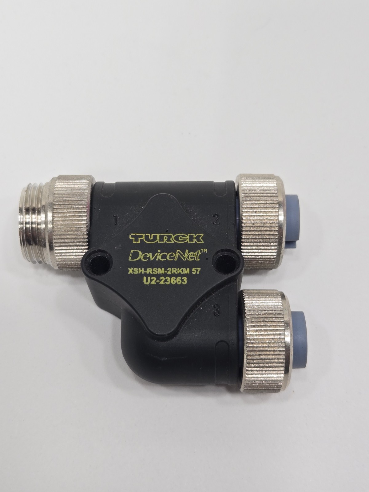 TURCK XSH-RSM-2RKM 57, DEVICENET 2-WAY SMALL H-SPLITTER, U2-23663