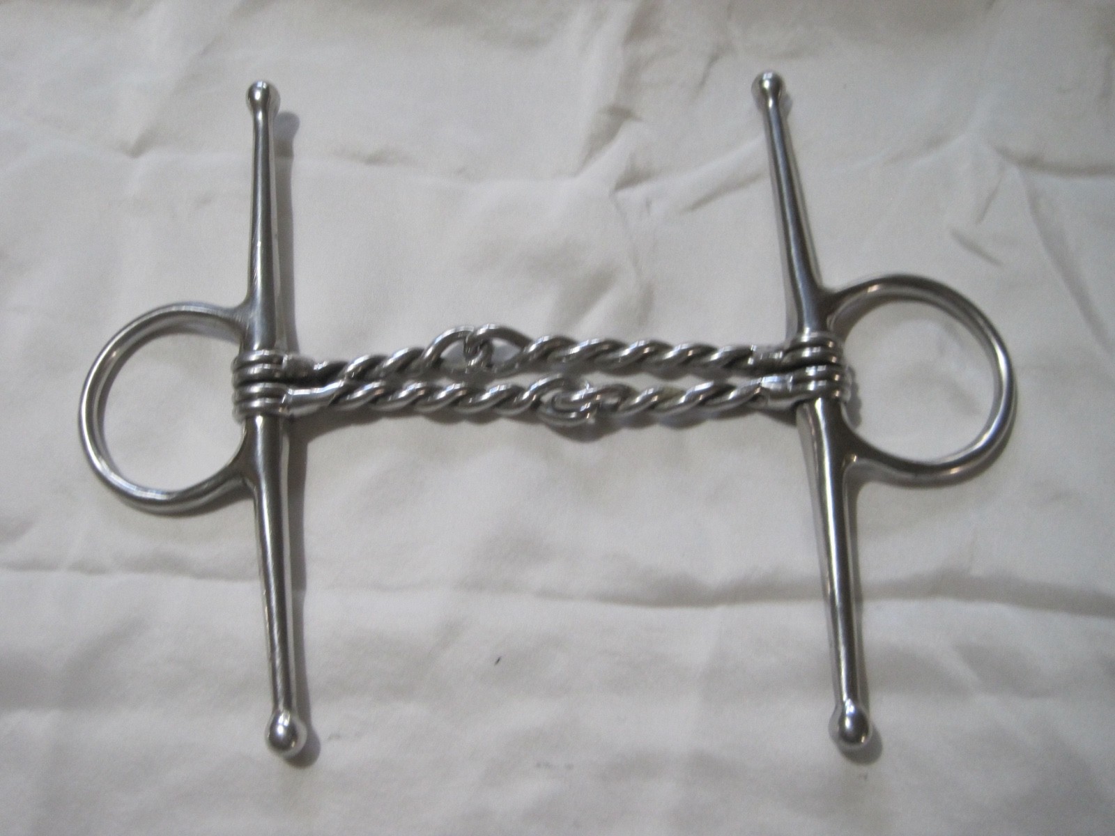 Full Check Double Twisted Wire 5'' Horse Bit Good Condition