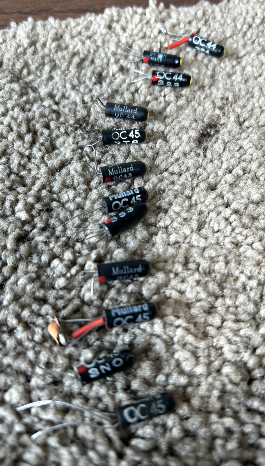 Mullard OC45 PNP Germanium Transistor Lot