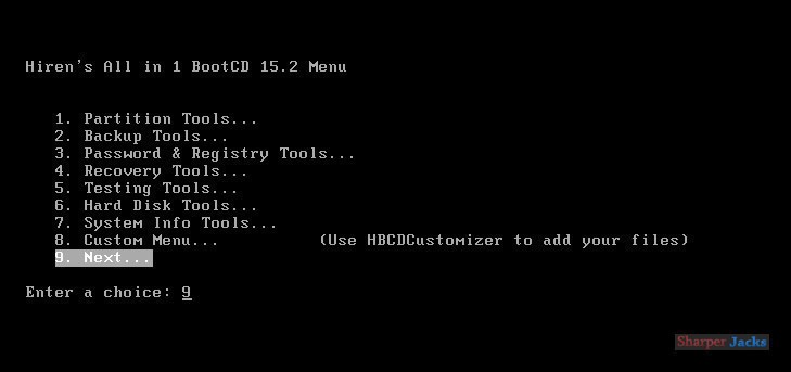 Hiren's Boot CD 15.2 Bootable Utility Toolkit PC Diagnostics Repair Optimization