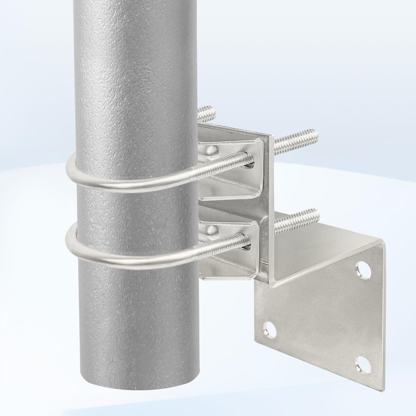Antenna Pole Mount Bracket Kits - 1 Set Antenna Pole Mast Mount Bracket with ...