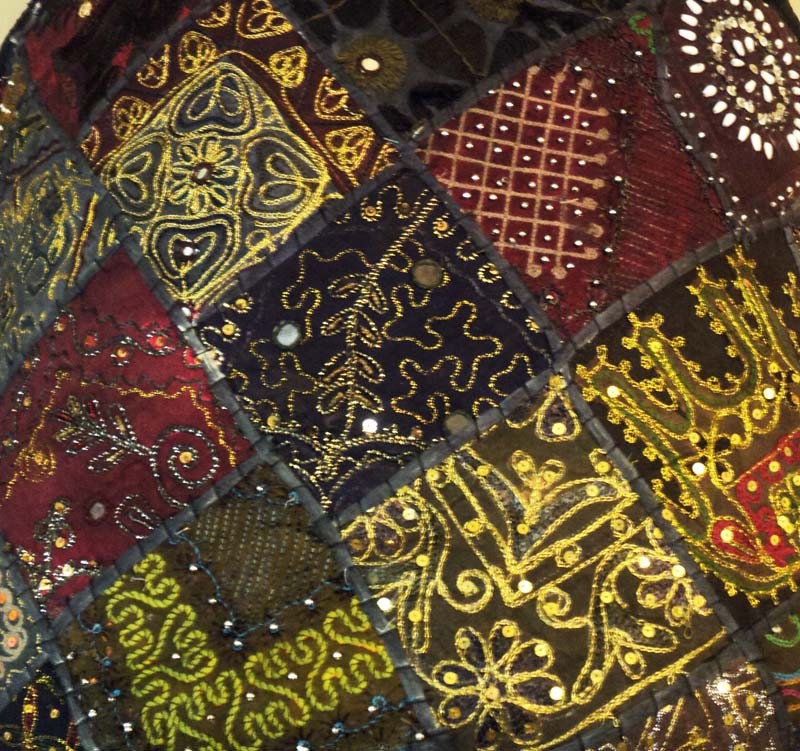24" GIFT FOR HIS BANJARA FURNITURE OTTOMAN BENCH FOOTSTOOL POUF PILLOW COVER