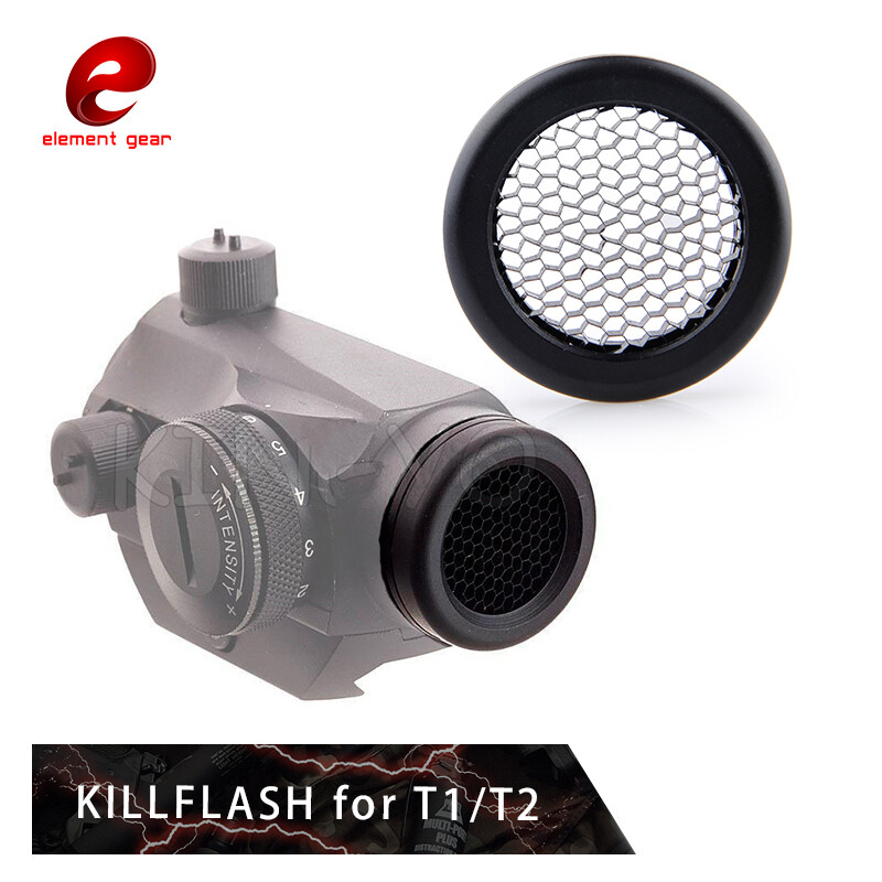 Element Airsoft Killflash Scope Head Mesh Metal Cover for Red Dot Sight Scope BK
