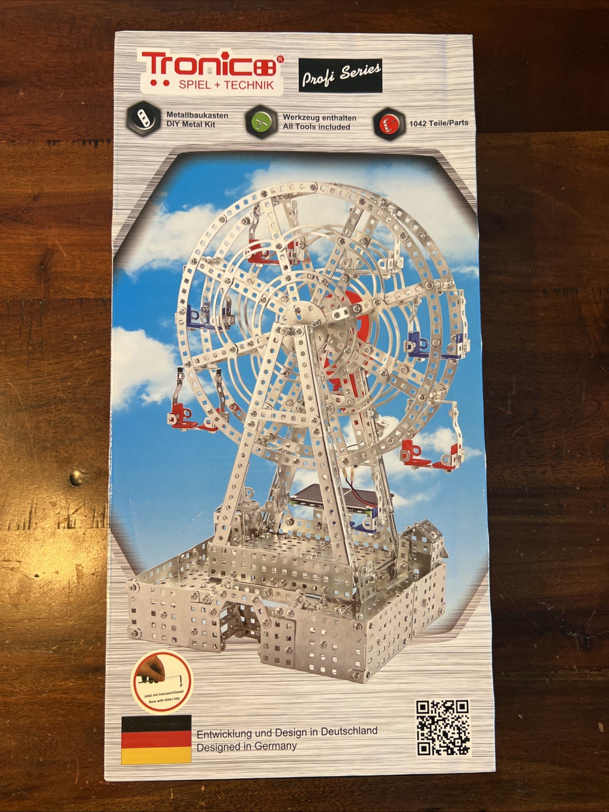 Tronico Profi Series Ferris Wheel Complete Open Box! Stem Made In Germany Metal