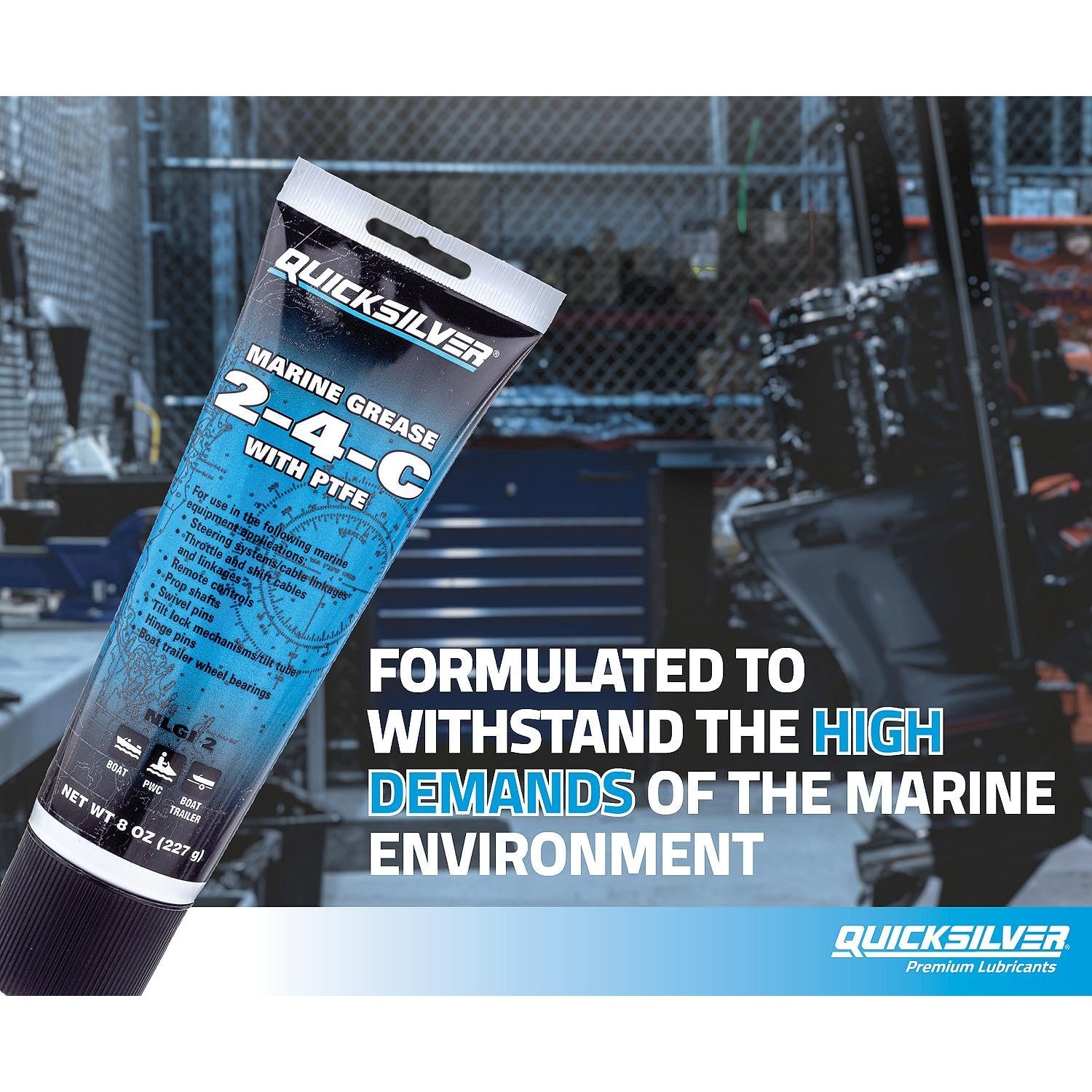 Quicksilver 802859Q1 2-4-C Marine Grease with Unspecified, Unspecified