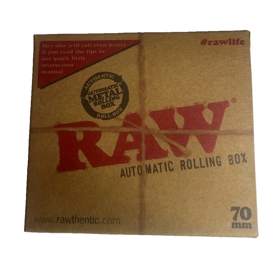 RAW Roll 70mm Automatic Rolling Machine Box And Metal Tin Can Cigarette Roller