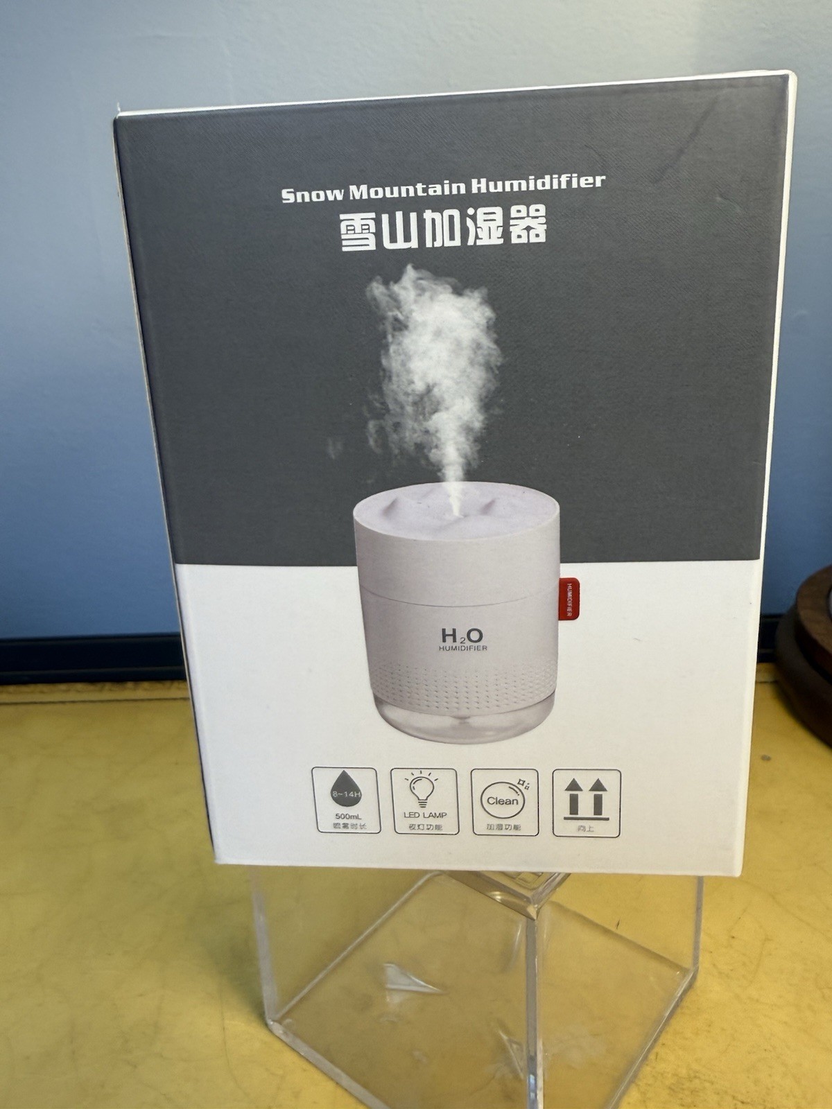 Snow Mountain Cool Mist Humidifier 500mL LED Lamp White Model GXZ-J623