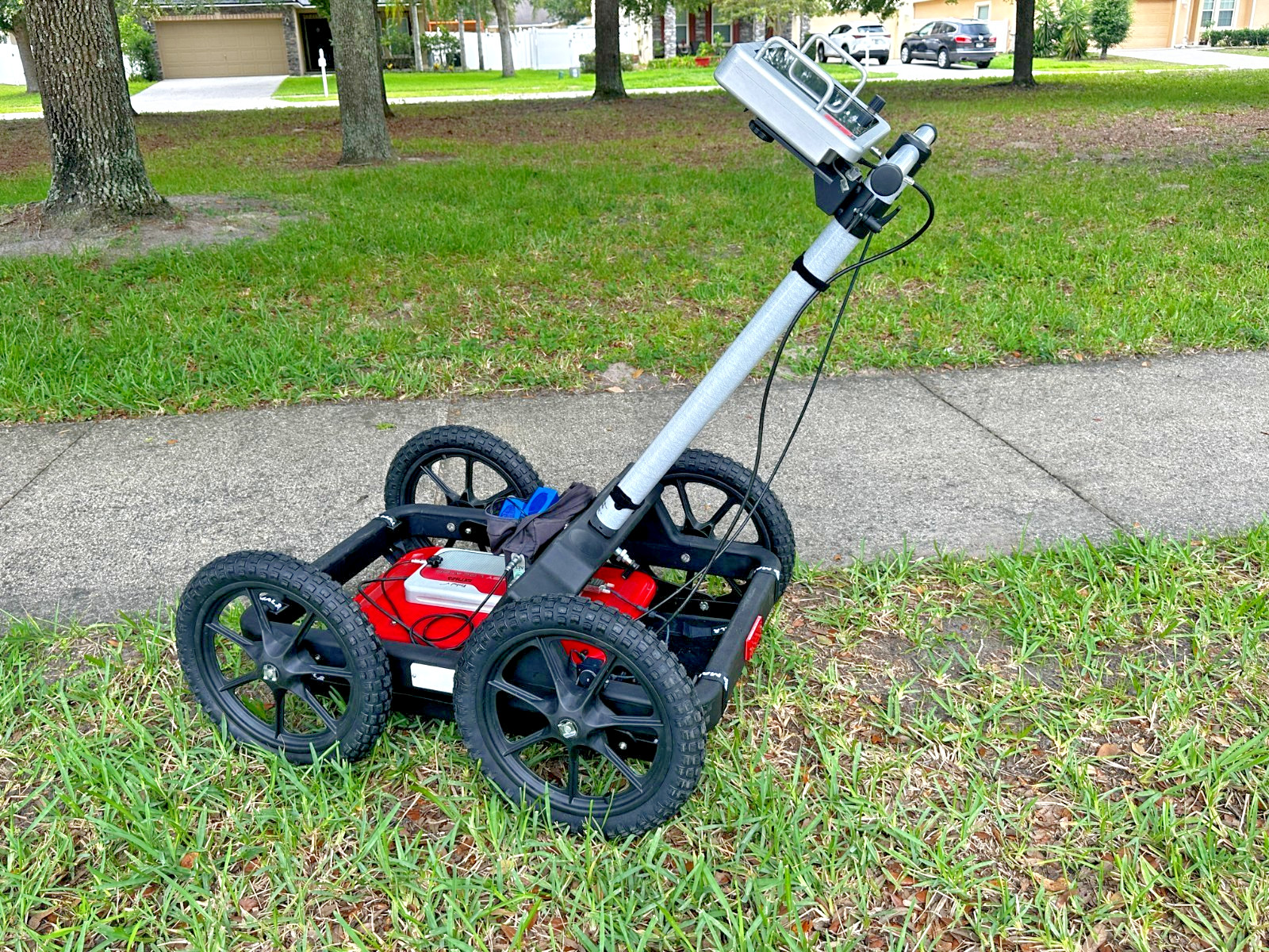 MALA EXM+ EASY LOCATOR GPR 500MHz ANTENNA  RUGGED CART + MAX DEPTH  1 TO 45 FEET