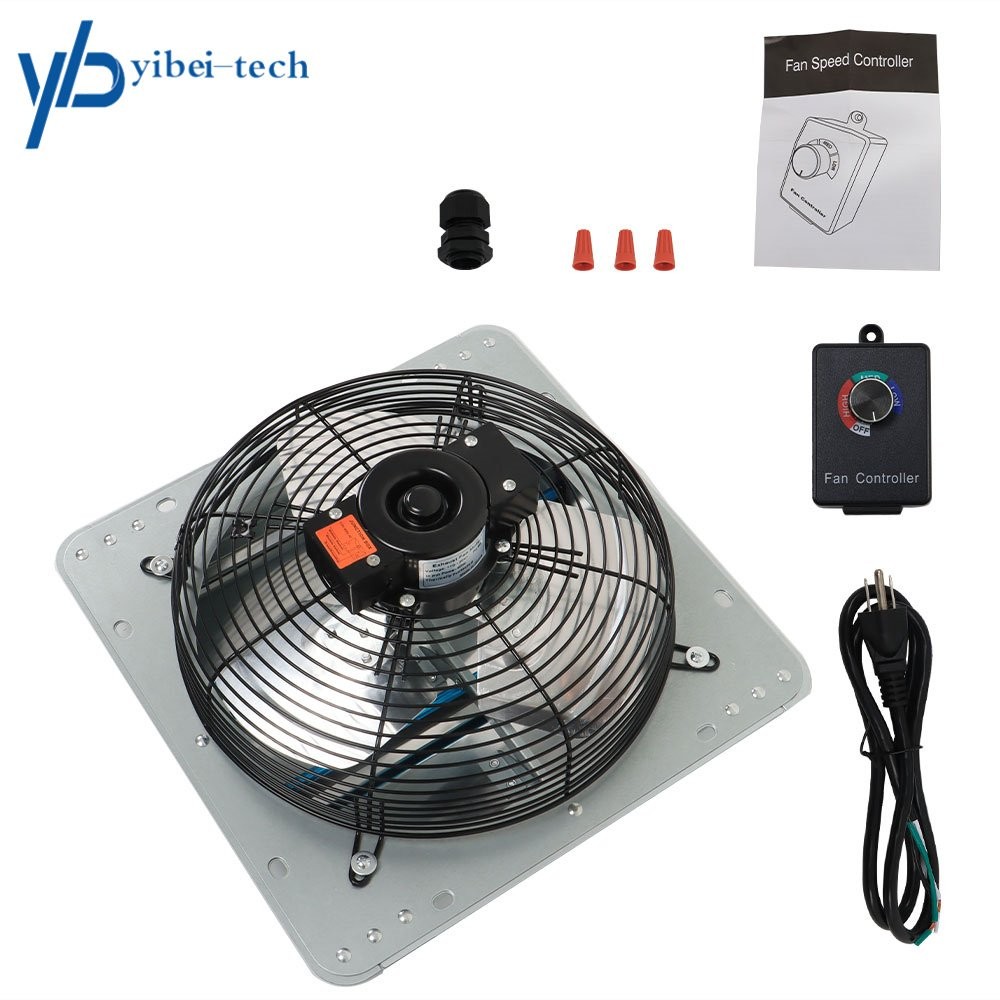 Shutter Exhaust Fan Shop Exhaust Fan 12'' Remote Control Wall-mount Attic Silver