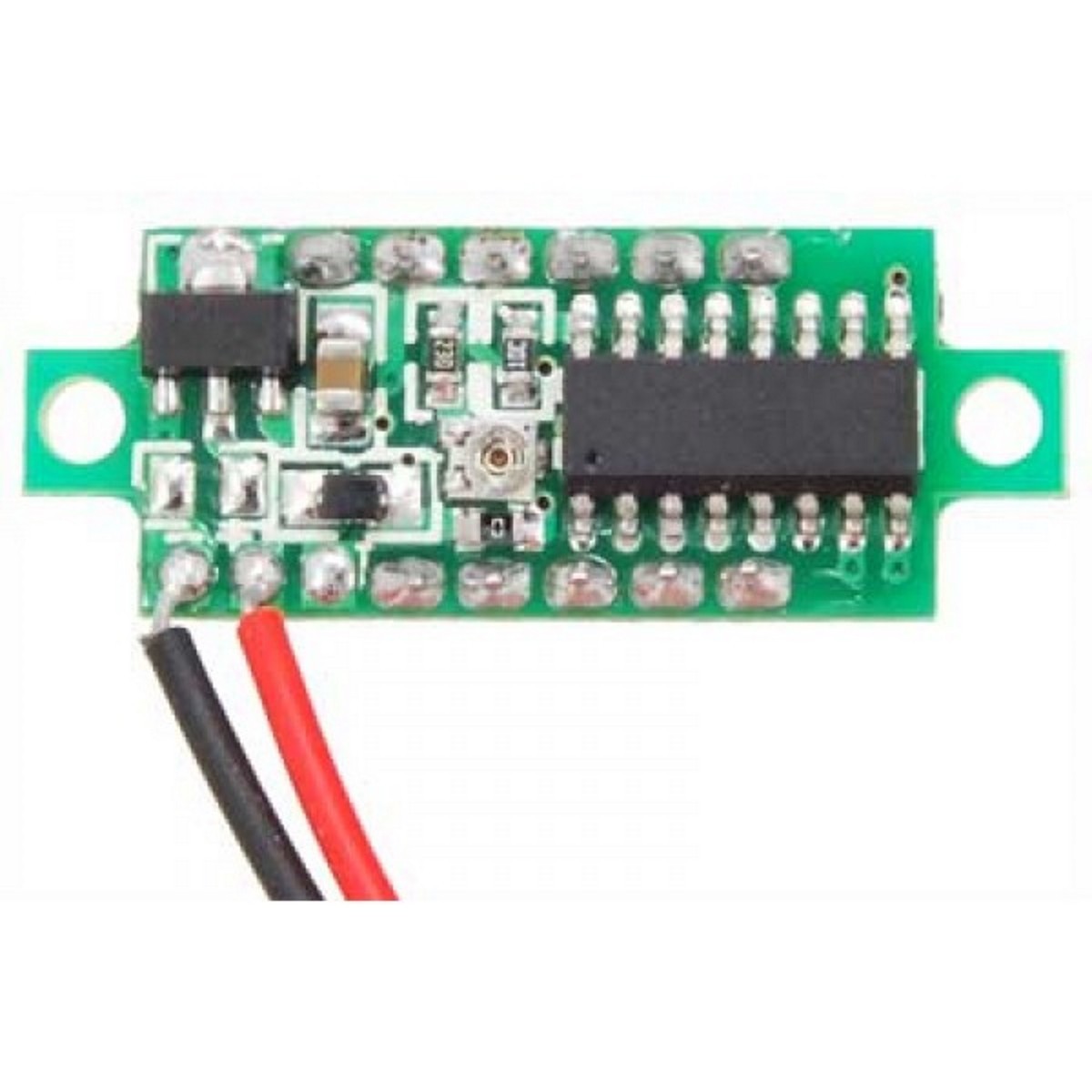 Mini Light Display Voltmeter BLUE Measures 2.5-30V 2 Wire