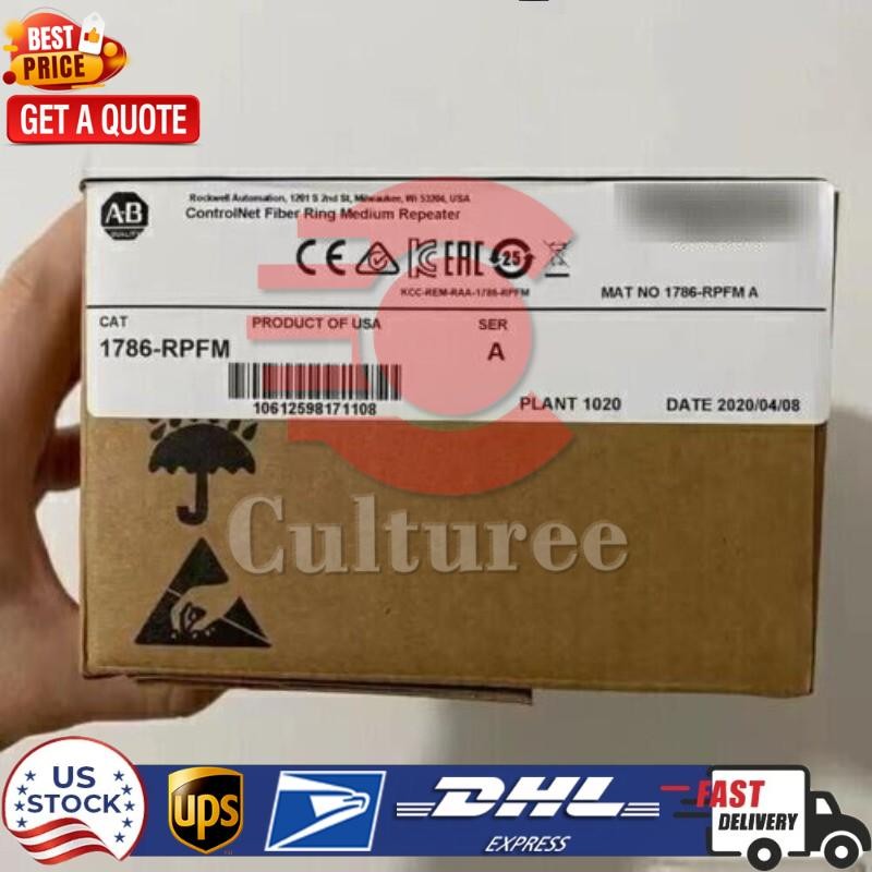 1786-RPFM NEW SEALED AB CONTROLNET FIBER MODULE 1786-RPFM FAST SHIP US Free Tax