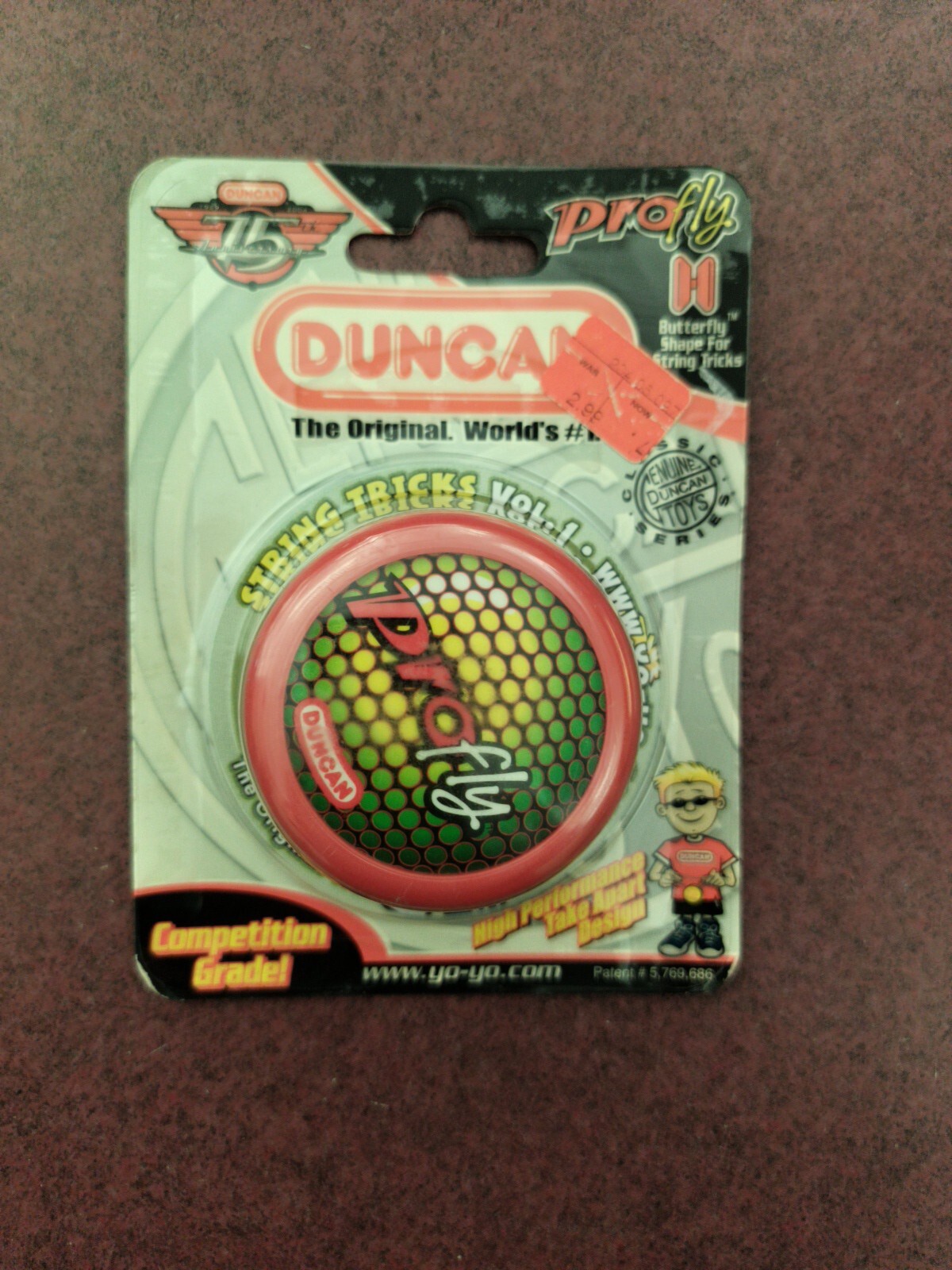 Duncan Profly Yo-Yo Classic Pro-Fly w/ Trick CD-ROM SEALED