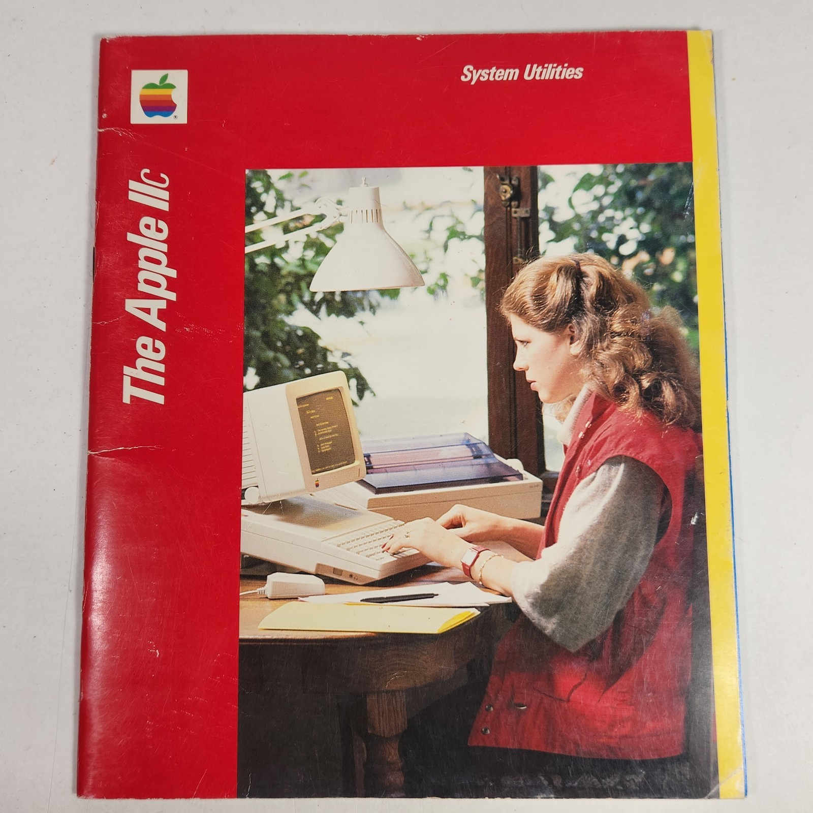 Vintage 1983 Apple IIc System Utilities Brochure, Users Manual, Apple Computers