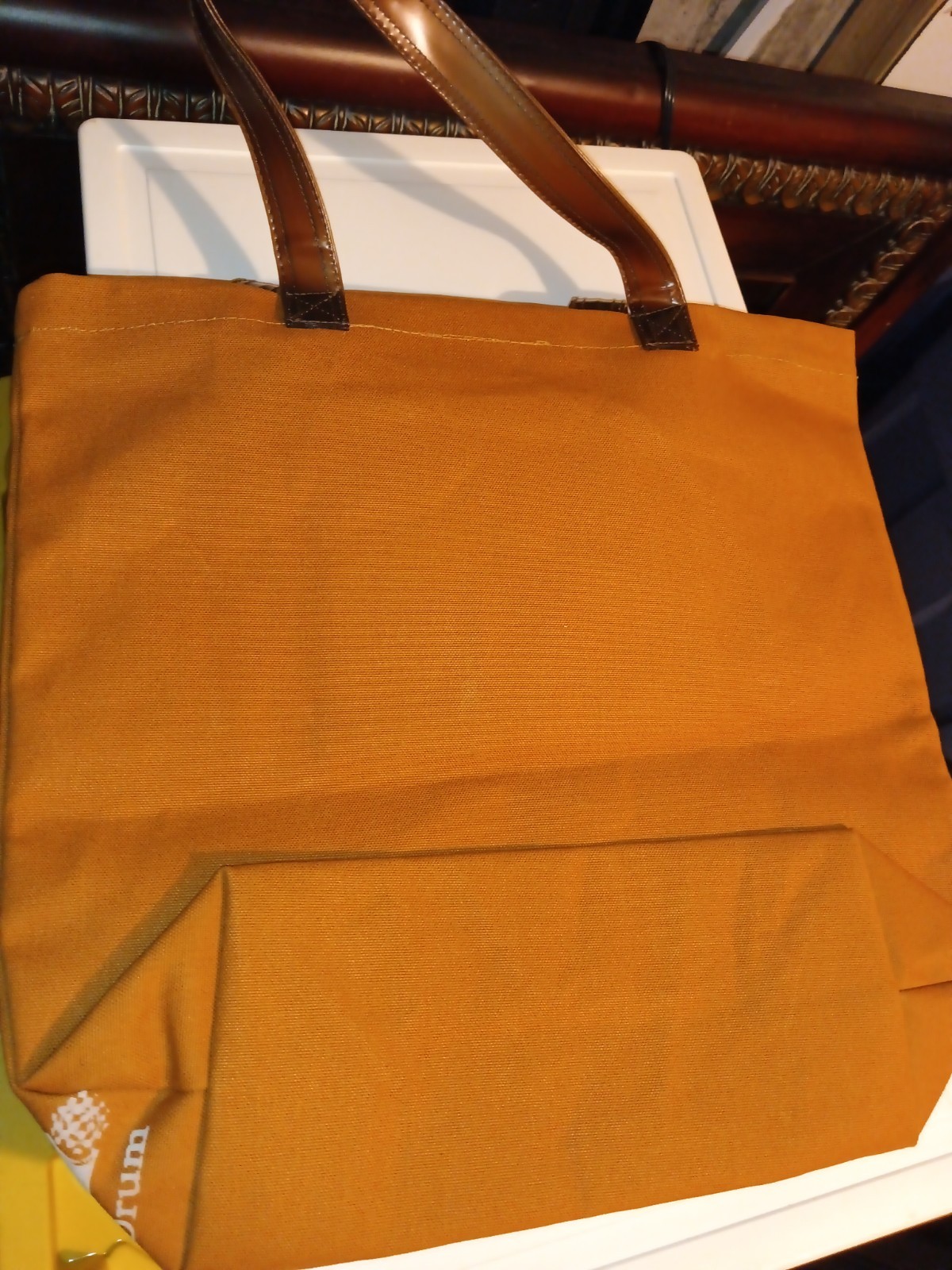 Aiken Drum Orange Canvas Bag