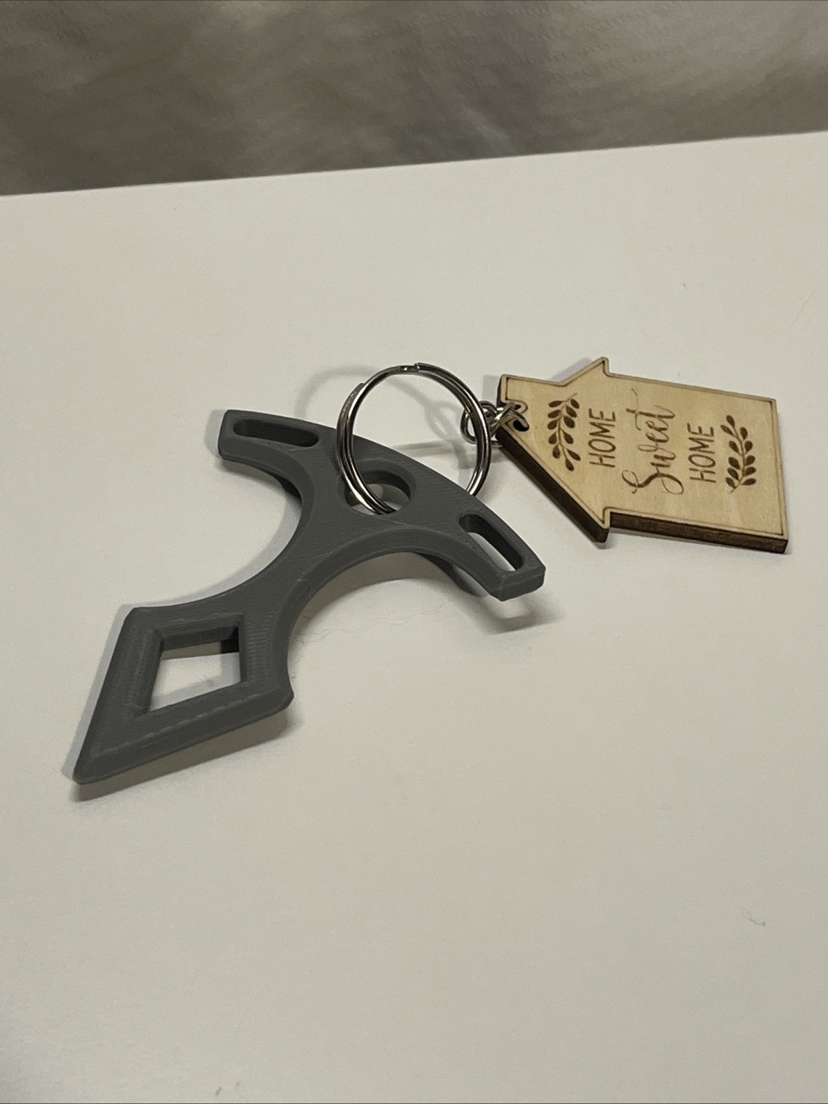 EDC Keychain Boat Anchor Model Tool - Green Undetectable Defense- Undetectable