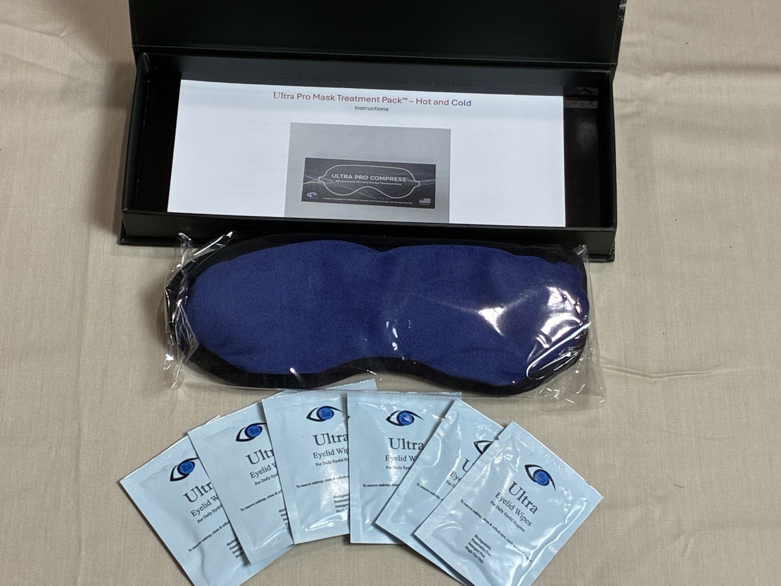 Ultra Pro Dry Eye Compress (New In Box)  Filled With Self Hydrating Ultra Beads