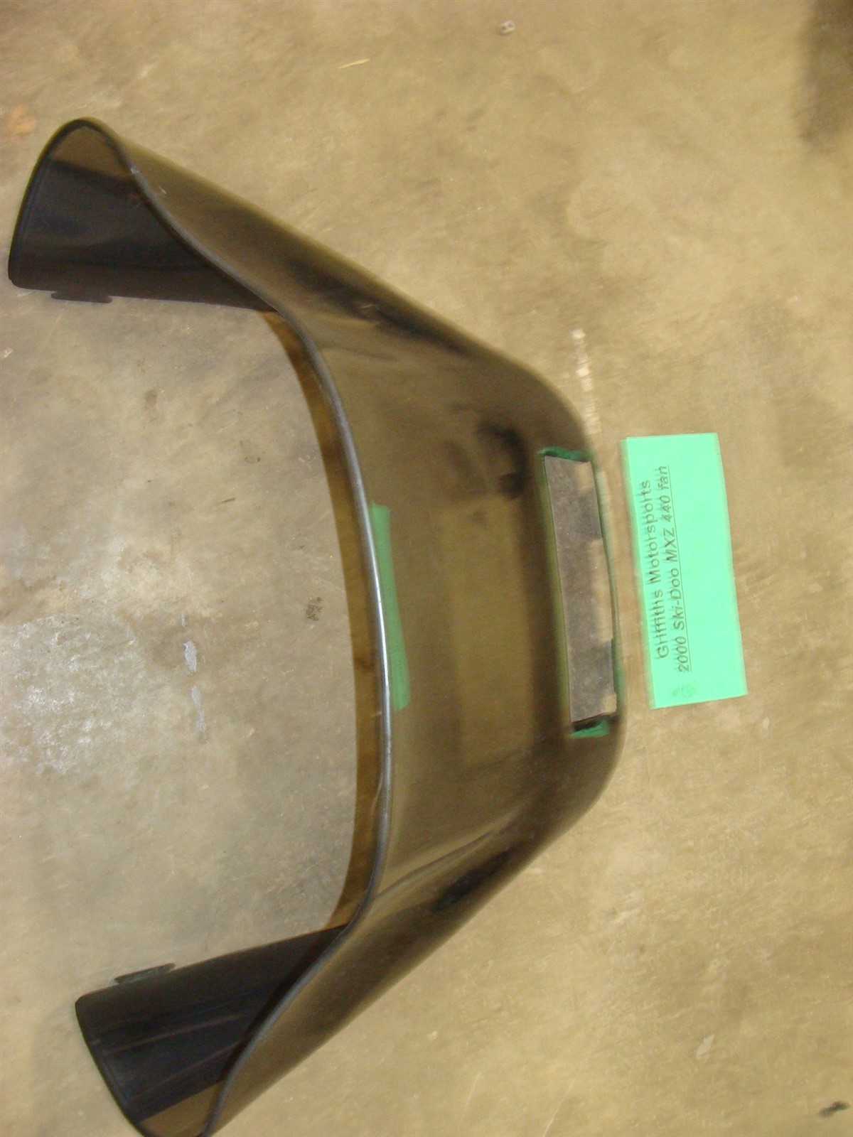 2000 SKI DOO SKIDOO MXZ 440F fan Cobra Windshield wind shield 10313010 READ