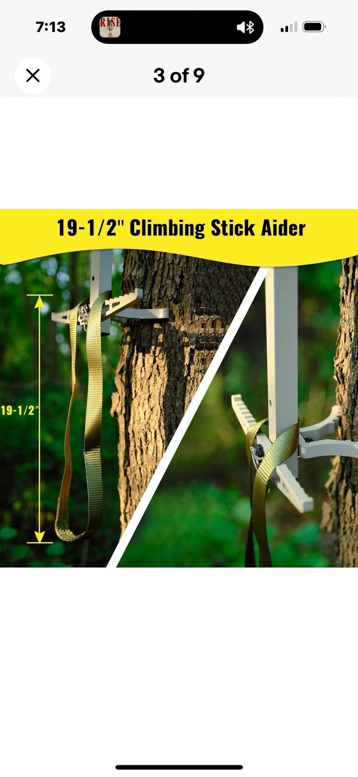1 Stick And Strap And Aider