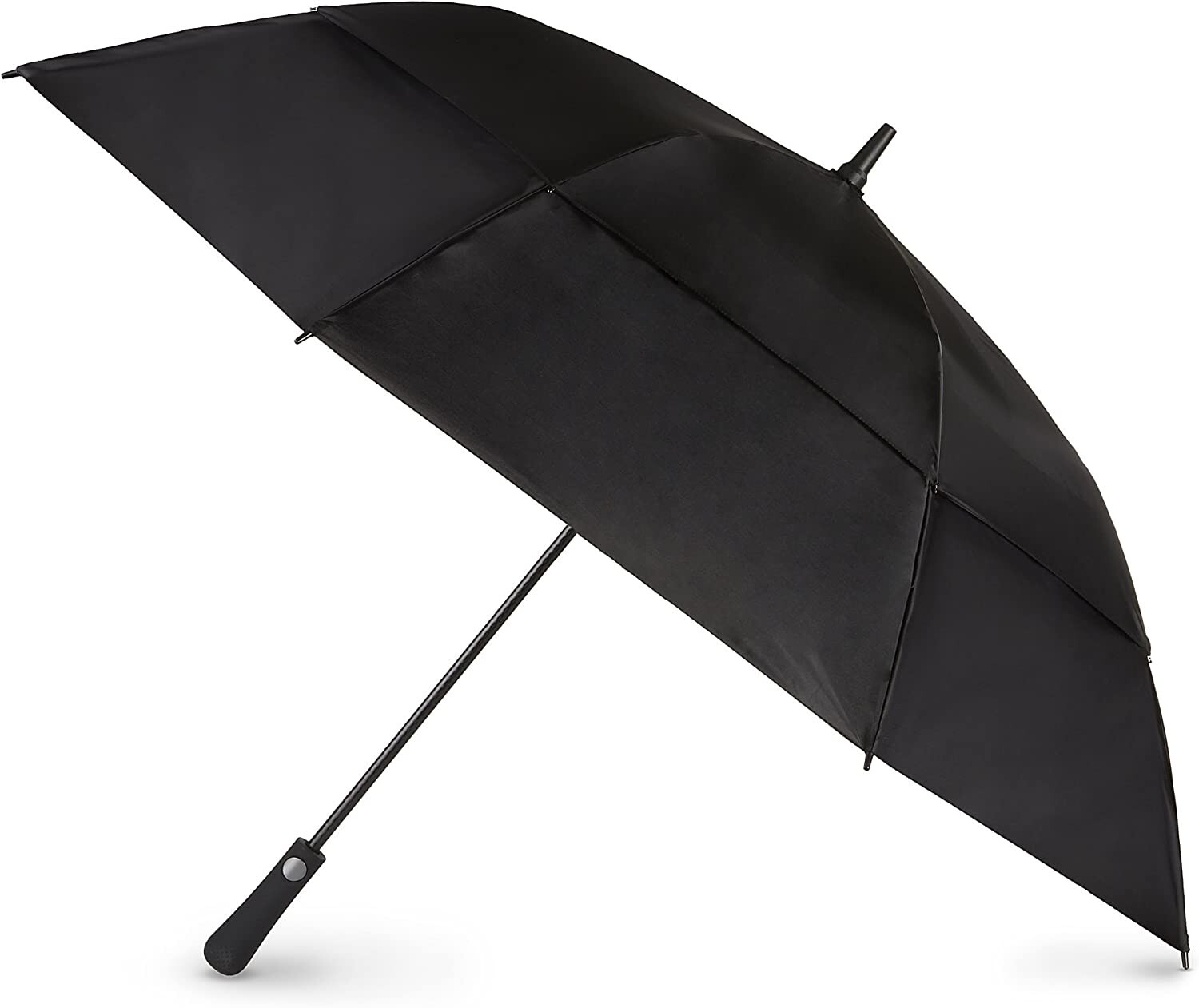 Totes Blue Line Golf Size Auto Open Vented Golf Stick Umbrella Black - 9102