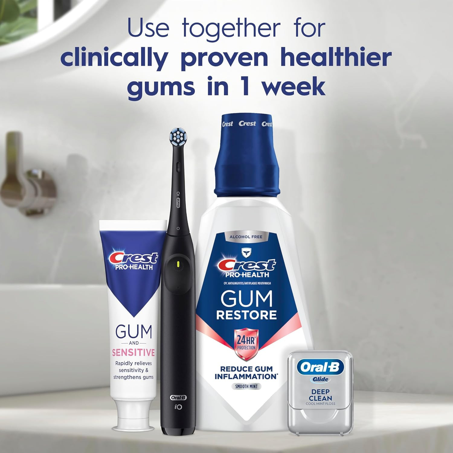 Crest Sensitive and Gum Toothpaste 4.8 Oz (3 Pack), Relieves Sensitivity, Streng