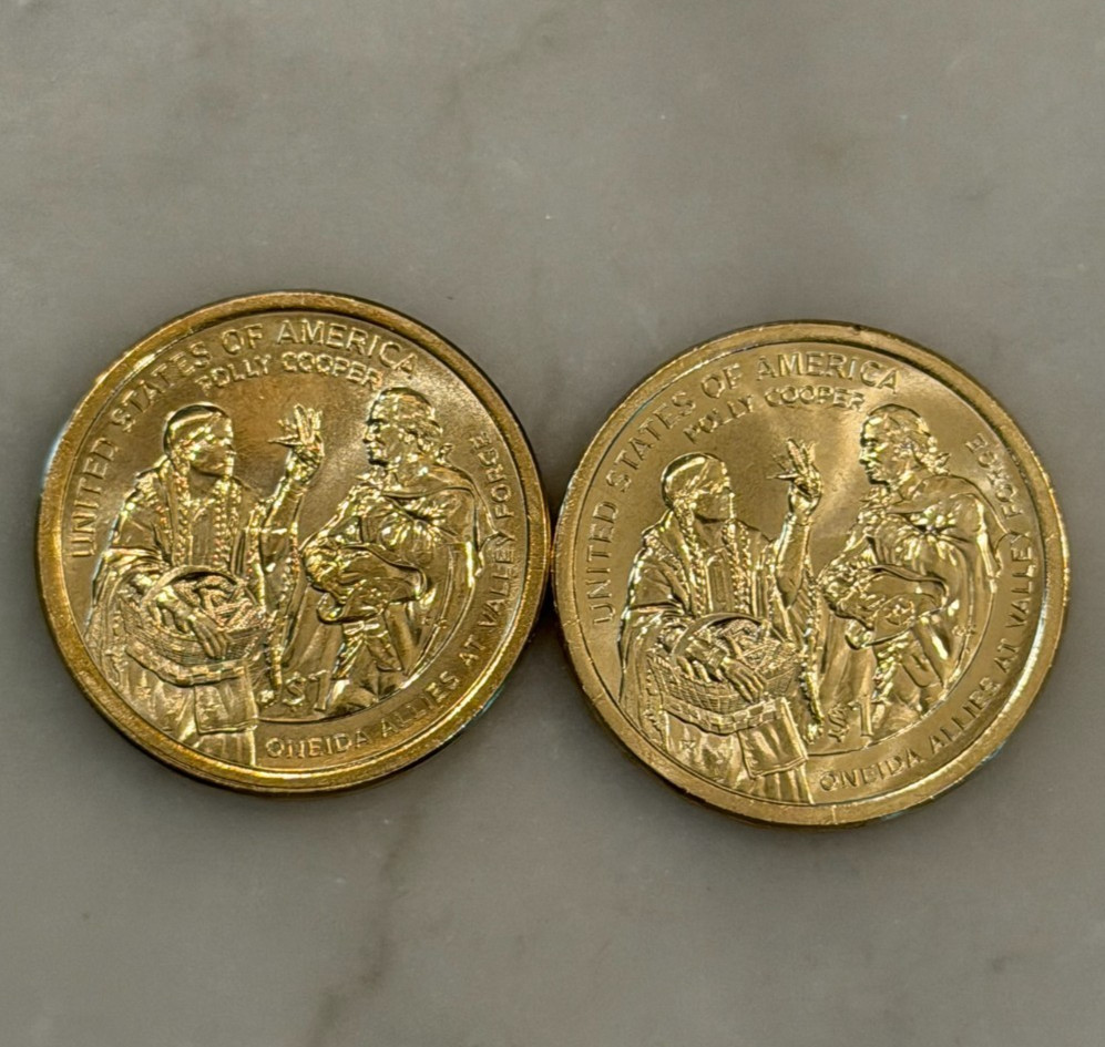 [Lot of 2] 2026 P D Sacagawea Dollar Set - Polly Cooper - BU