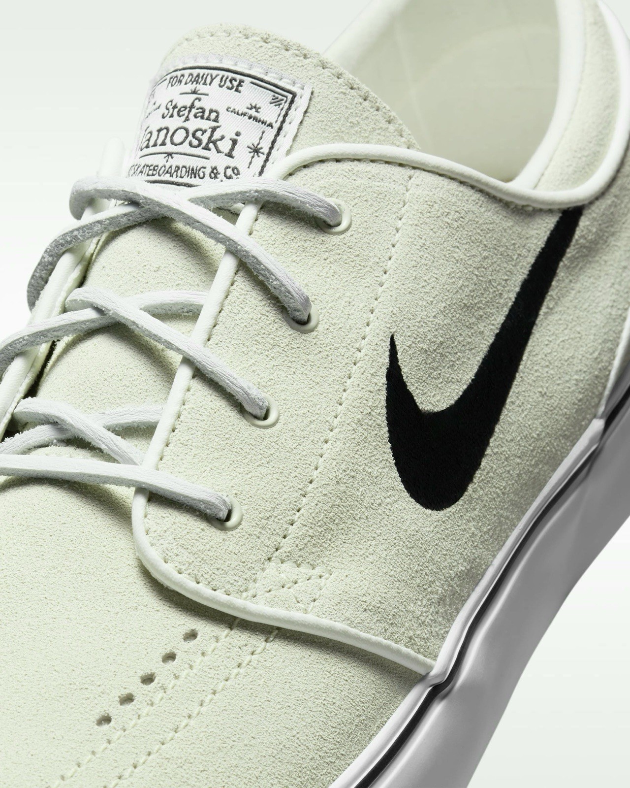 Nike SB Zoom Stefan Janoski Mens Light Mint Suede Skate Shoes Size 11.5