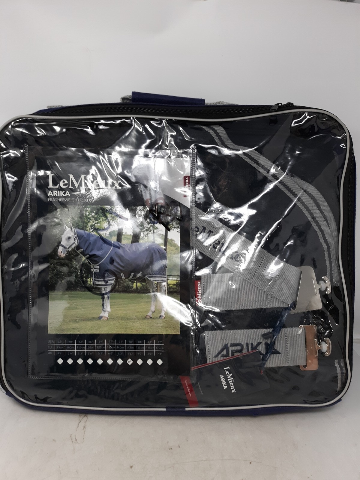 LeMieux Arika Featherweight Rug Navy 6'6" Horse Equestrian