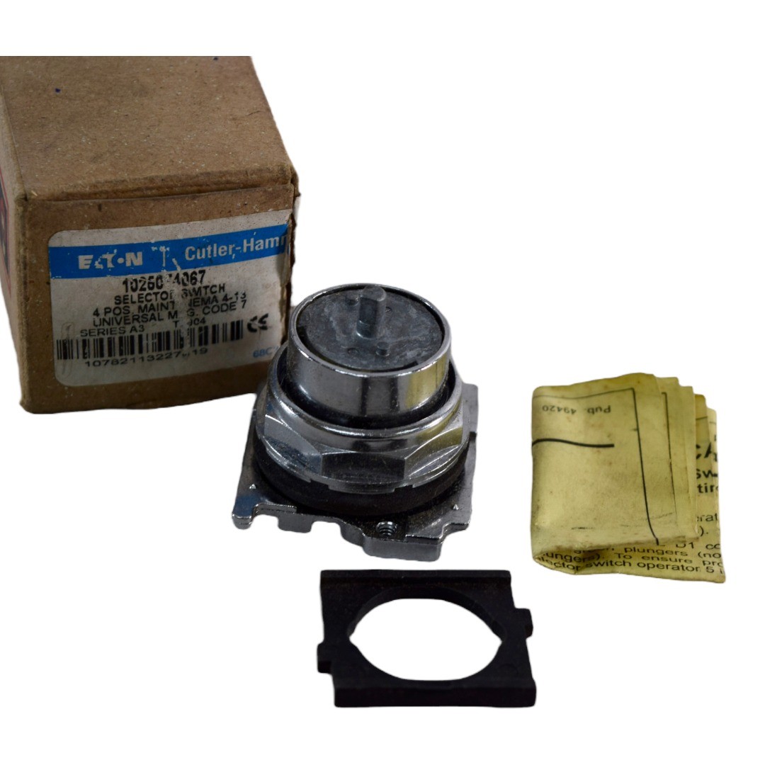 NEW Eaton Cutler-Hammer 10250T4067 Selector Switch 4-Pos Maintained NEMA 4X