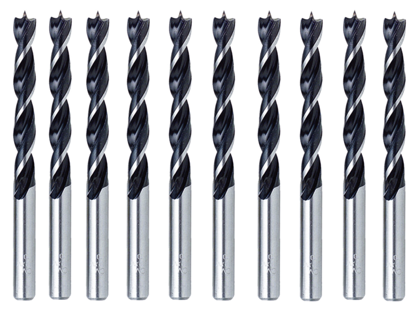 MAX-CRAFT Wood Brad Point Drill Bit Set Woodworking Drill for Softwood Hardwood