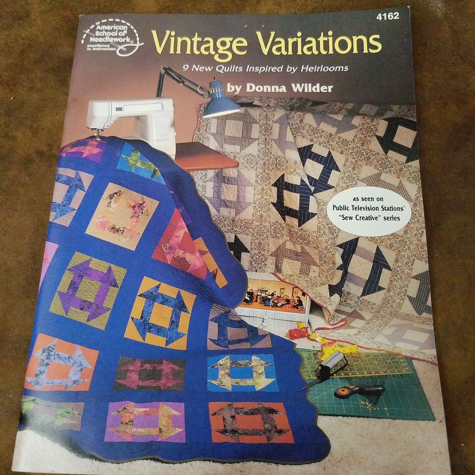 Vintage Variations 9 New Quilts Inspired by Heirlooms by Donna Wilder (1995 PB)
